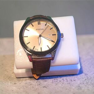 Fossil Men's Watch/ BQ2359/ Brown Genuine Alligator 18mm Band